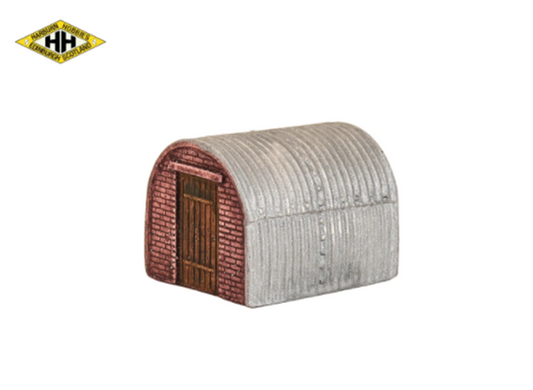 Anderson Shelter (corrugated iron shed) brick ends