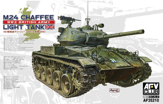 M24 Chaffee Light Tank WW2 British Army Model Kit