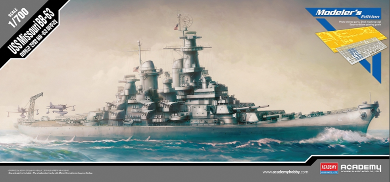 USS Missouri BB-63 Modeller's Edition Model Kit