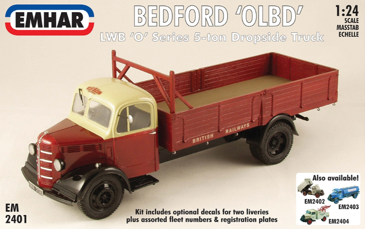 Bedford O Series LWB Dropside Truck Model Kit