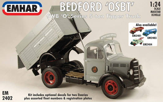 Bedford O Series SWB Tipper Truck Model Kit