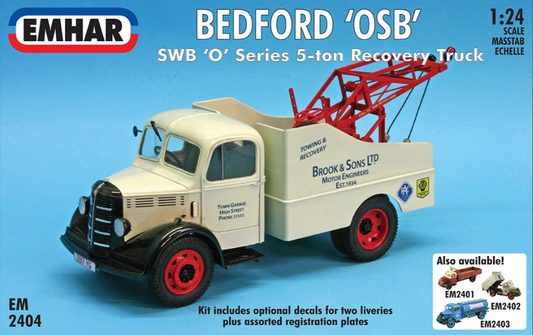 Bedford O Series SWB Recovery Truck Model Kit