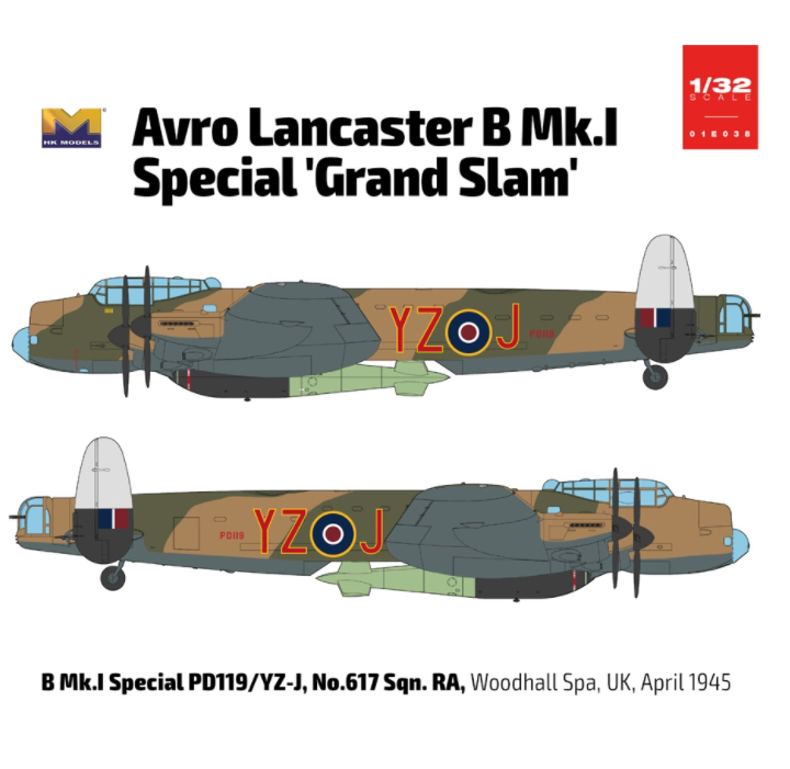 Avro Lancaster B Mk I Special 'Grand Slam' Model Kit