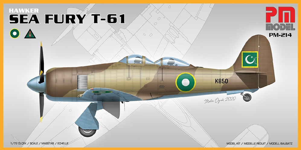 Hawker Sea Fury T-61 Model Kit