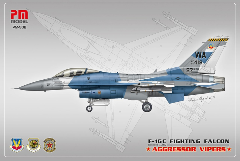 F-16C Fighting Falcon "Aggressor Vipers" Model Kit