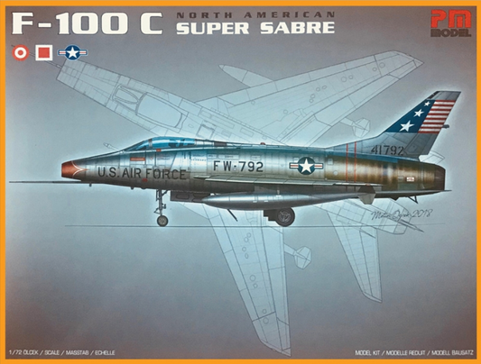 North American F-100C Super Sabre Model Kit