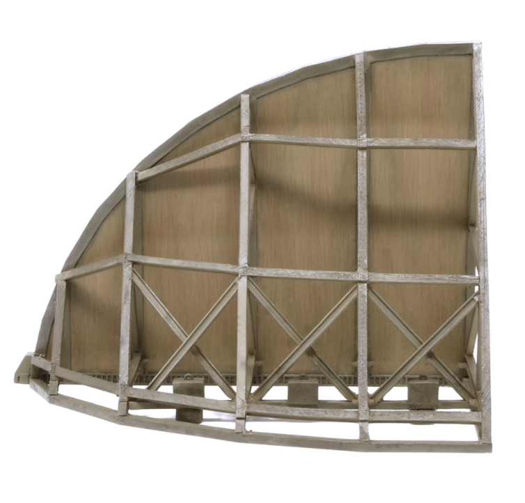 Low Relief Hardened Aircraft Shelter