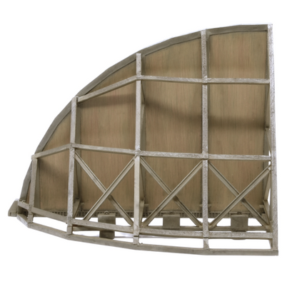 Low Relief Hardened Aircraft Shelter