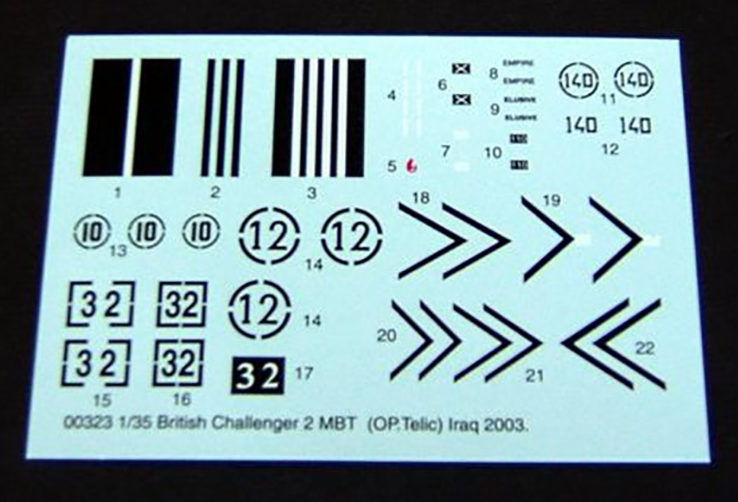 Challenger 2 Basra 'Op Telic' w/ up armour Model Kit
