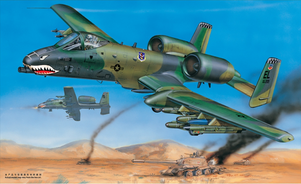 Thundervolt Rails Trumpeter PKTM02214 A-10A Thunderbolt Model Kit – Rails