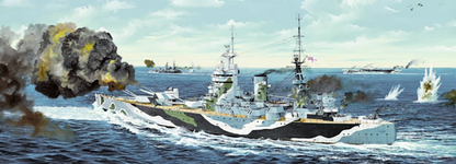 HMS Rodney 1942 Model Kit