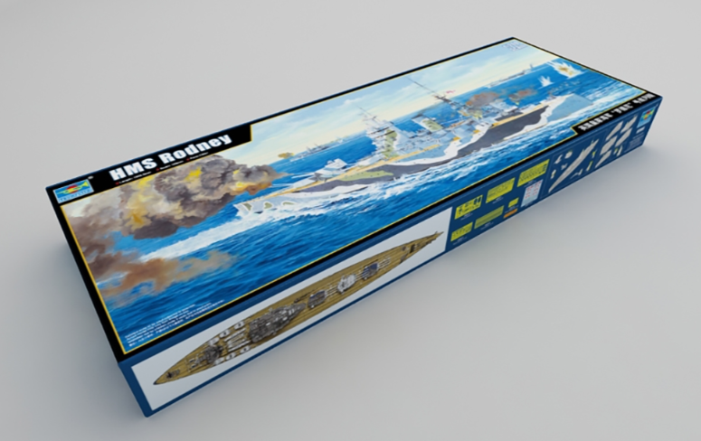 HMS Rodney 1942 Model Kit