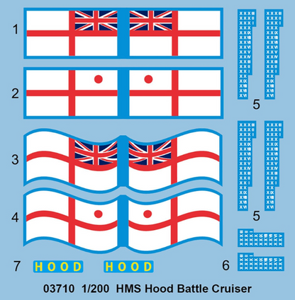 HMS Hood 1941 Model Kit