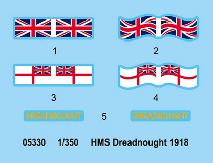 HMS Dreadnought 1918 Model Kit