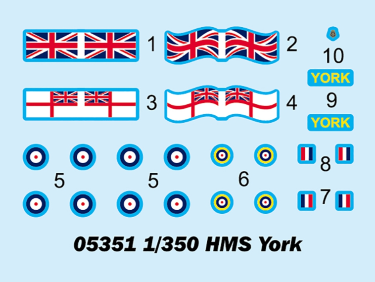 HMS York Model Kit