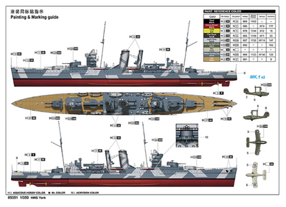 HMS York Model Kit