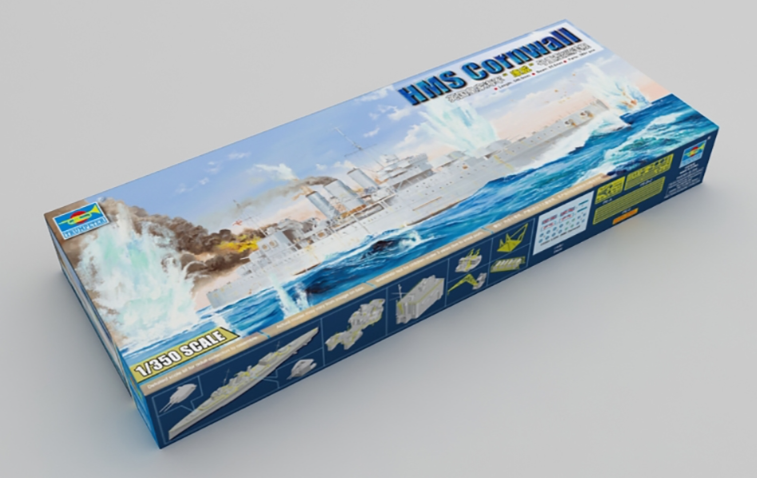 HMS Cornwall Model Kit