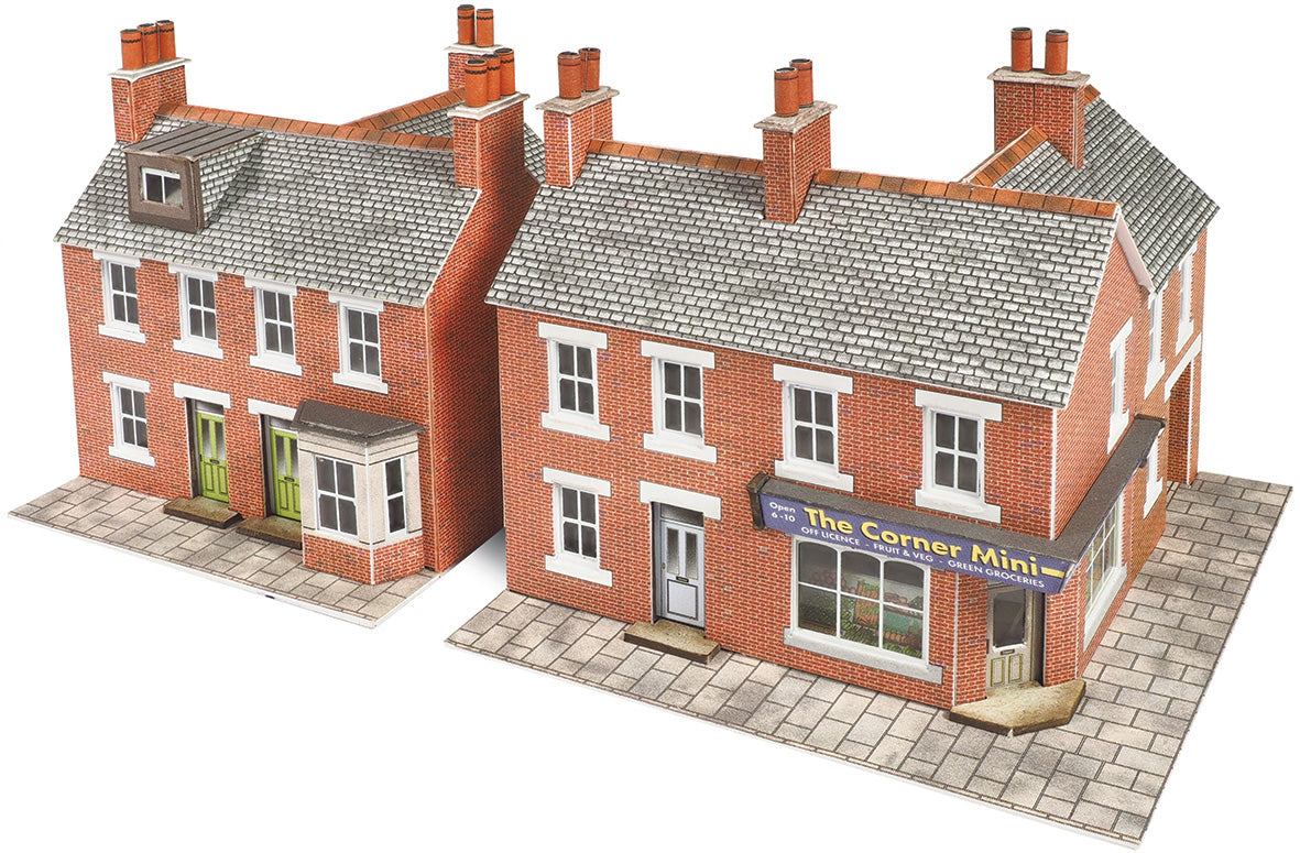 Corner Shop & Pub in Red Brick Kit – 2021 Design