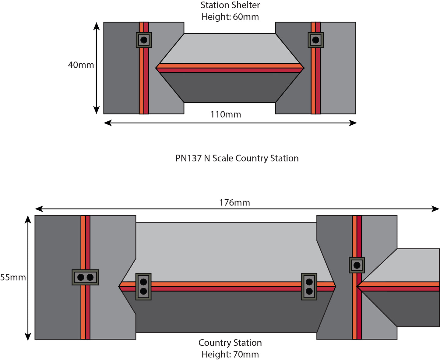 Country Station Building Kit