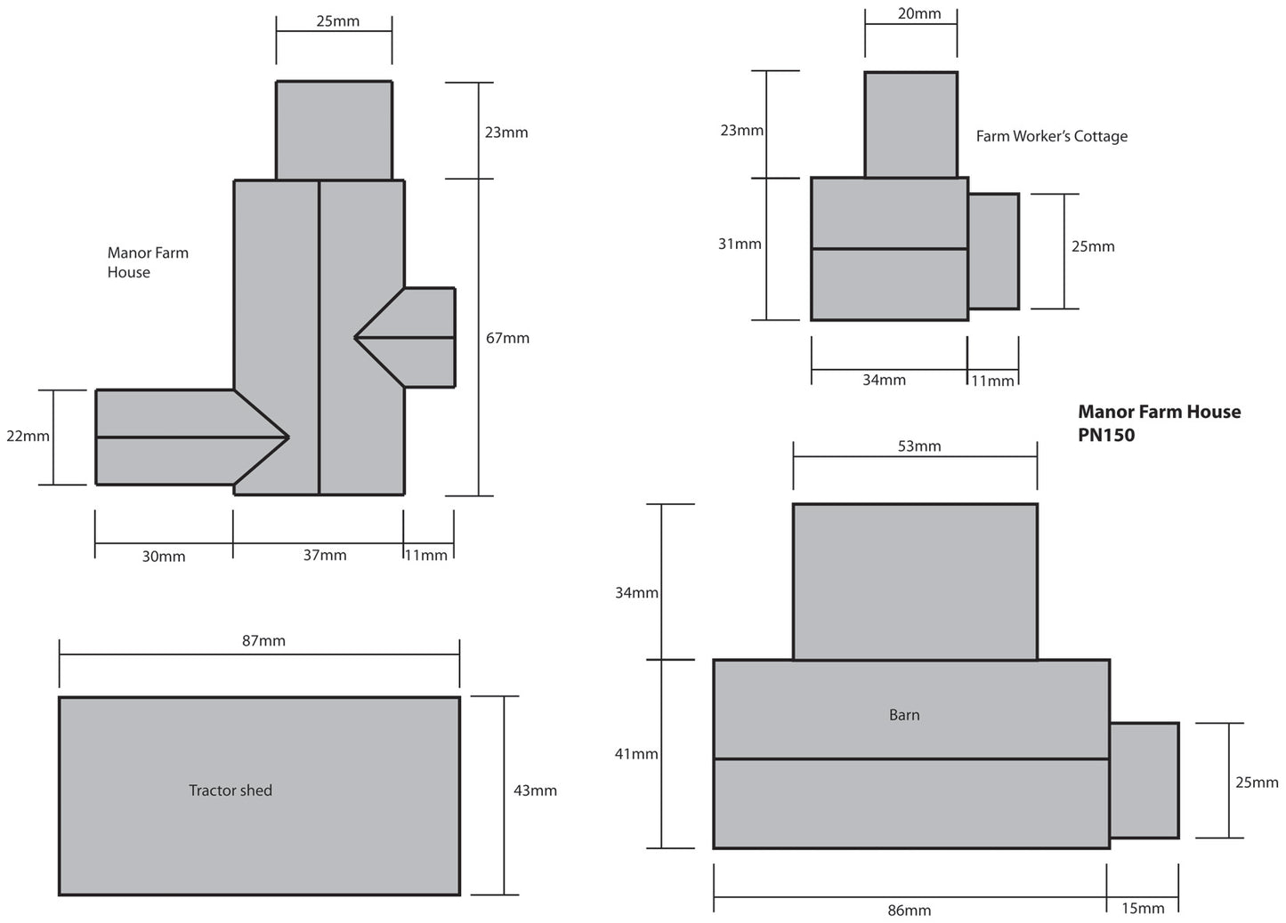 Manor Farm Building Kit