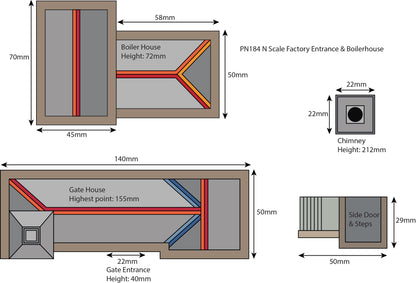 Factory Entrance & Boiler House Building Kit