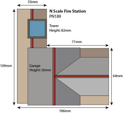 Fire Station Building Kit