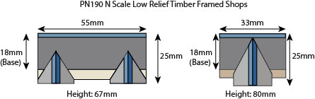 Low Relief Timber-Framed Shop Fronts Kit