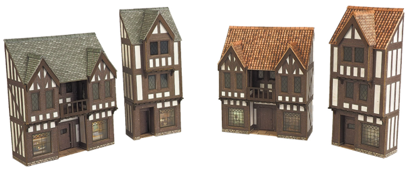 Low Relief Timber-Framed Shop Fronts Kit