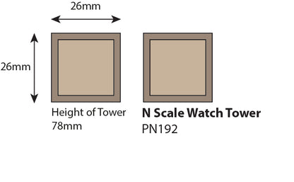 N Gauge Watch Tower Kit