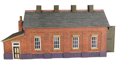 Red Brick Single Track Engine Shed Kit