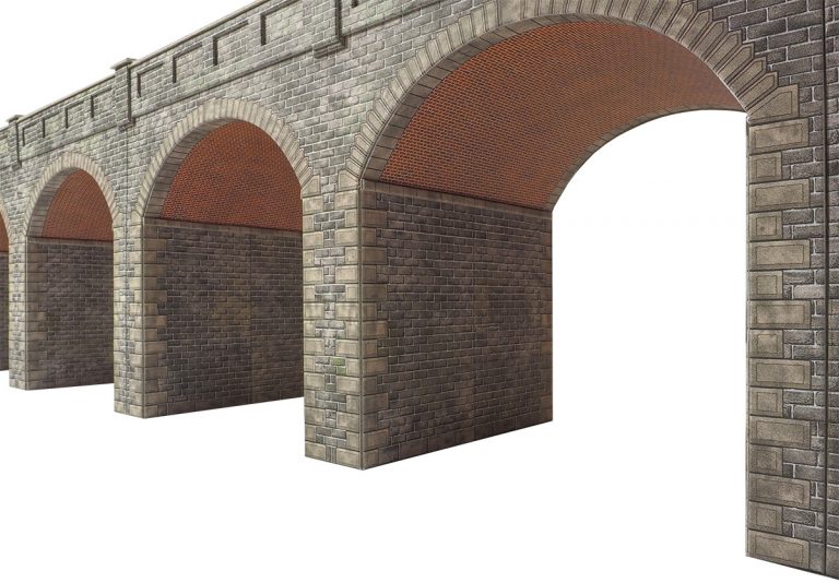 DOUBLE TRACK STONE VIADUCT KIT