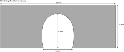 00 Single Track Tunnel Entrances Kit