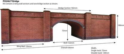 Metcalfe Railway Bridge - Stone Style OO/HO Kit