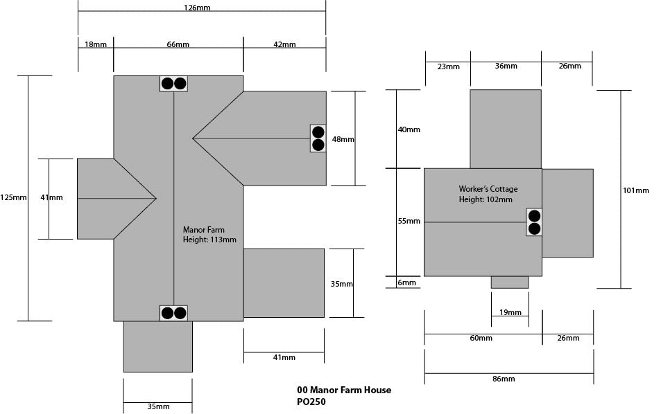 Manor Farm House Building Kit