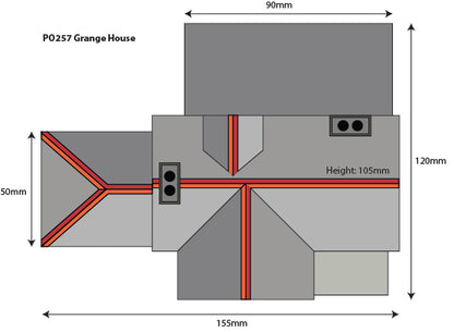 PO257 Grange House Building Kit