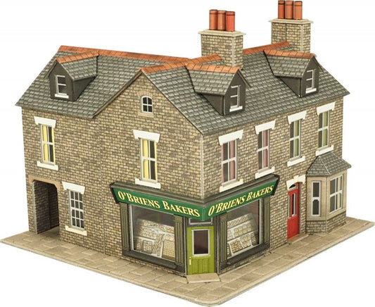 Corner Shop In Stone Building Kit