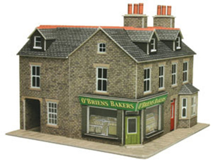 Corner Shop In Stone Building Kit