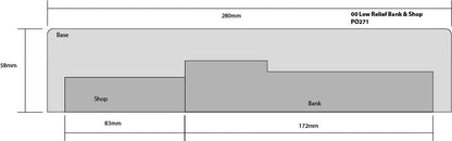 Low Relief Bank and Shops Kit