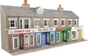 Low Relief Terraced Shop Fronts - Stone Kit
