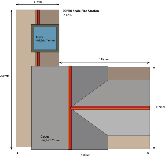 Fire Station Building Kit