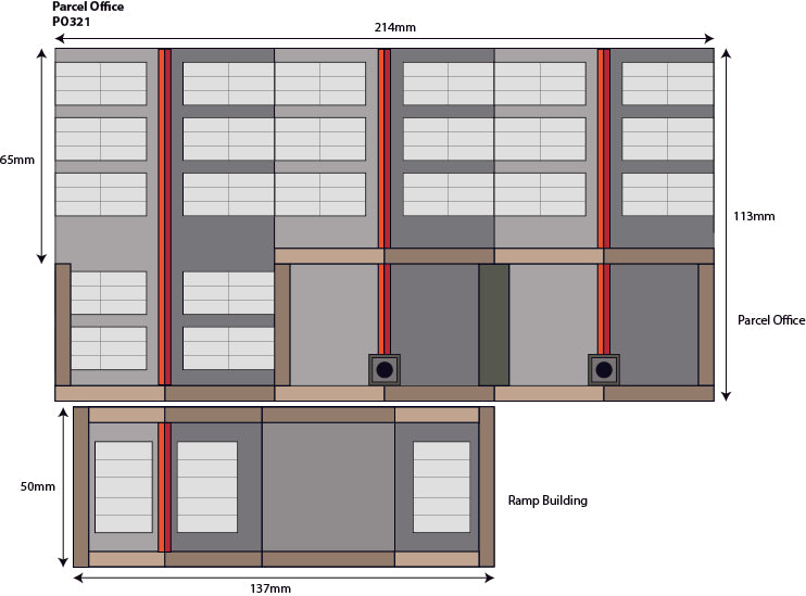 Parcel Offices Building Kit