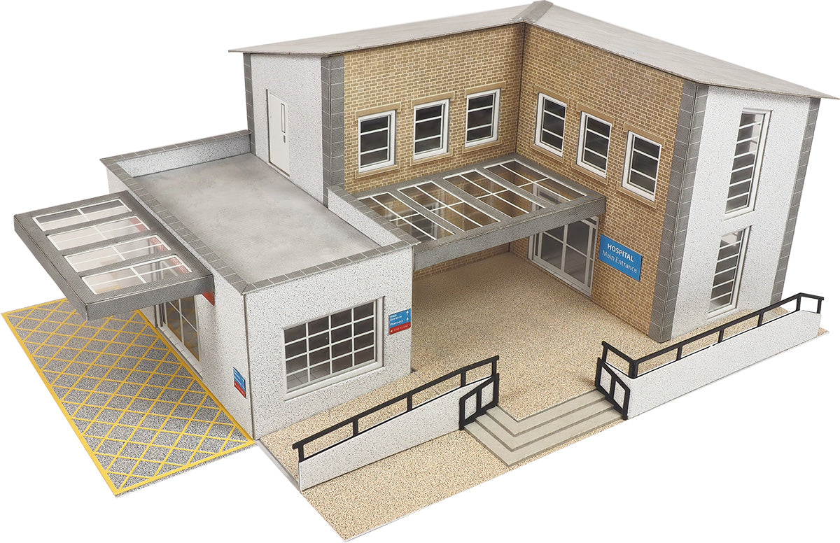 Building Overview Model Kit Metcalfe Models PO362 MUNICIPAL BUILDING Building Kit – Rails
