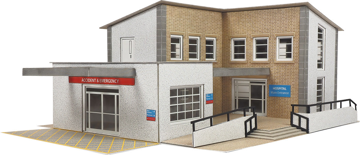 Building Overview Model Kit Metcalfe Models PO362 MUNICIPAL BUILDING Building Kit – Rails