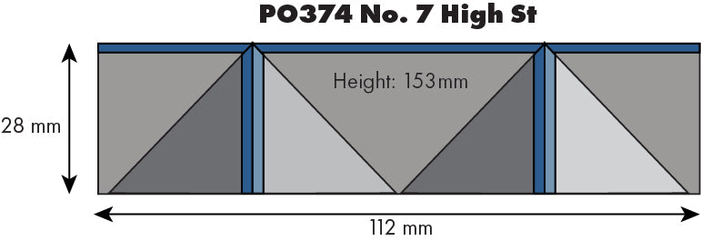 Low Relief No. 7 High Street Shop Front Kit