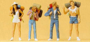 Preiser 65315 Hitchhikers (4) Figure Set