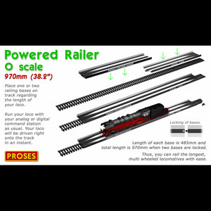 O Gauge Powered Railer For Locos, Coaches and Wagons 