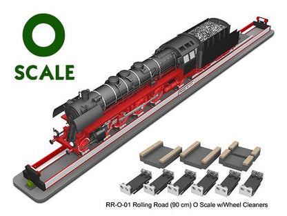 Rolling Road Stand with 6 rollers and 4 cleaners