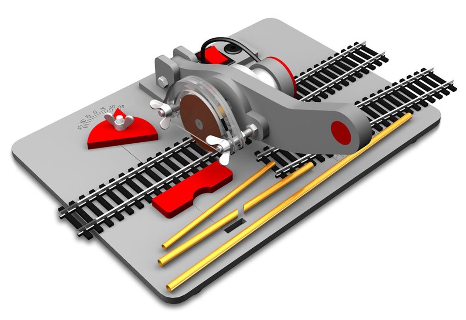 Model Train Track & Metal Rod Cutter w/Adapter (New with CE)