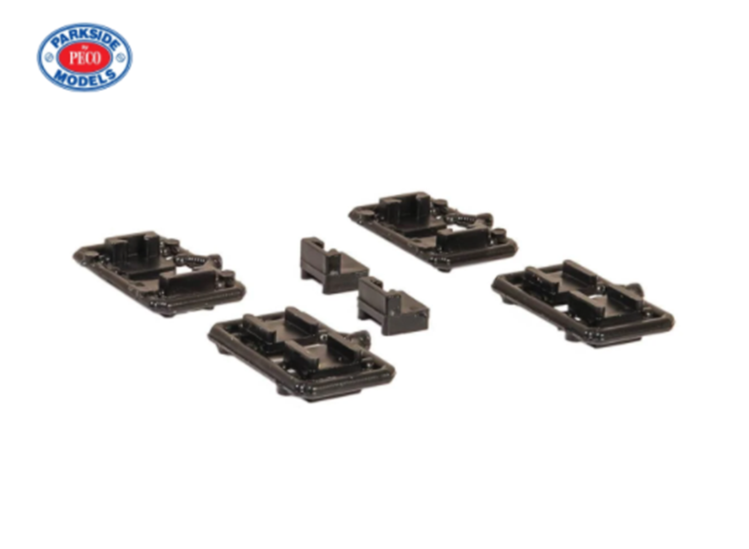 Mounting Blocks for Bachmann 36-027 Mk2 Couplings NEM Shaft (Cranked) with pocket (x10)