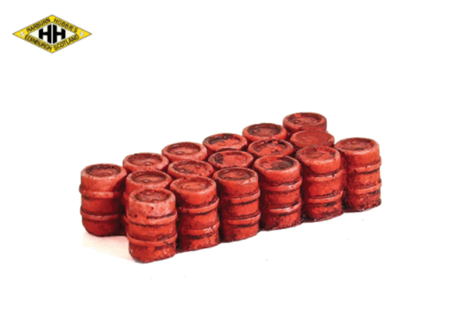 Oil/Chemical Drums (Grouped) - Red